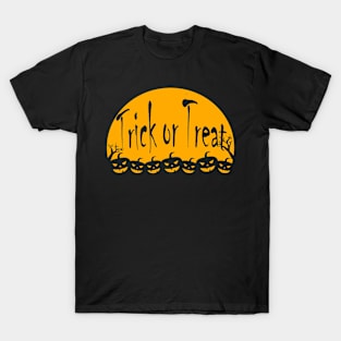 Trick or Treat Mystical Pumpkin Moonlight T-Shirt